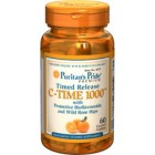 Puritan's Pride - Vitamin C 1000 mg with Citrus Bioflavonoids and Rose Hips Timed Release, 60 каплет